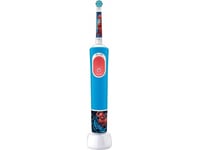 Oral-B | Vitality Pro Kids Spiderman | Electric Toothbrush With Travel Case | Rechargeable | For Children | Blue | Number Of Brush Heads Included 1 | Number Of Teeth Brushing Modes 2