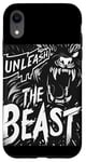 Coque pour iPhone XR Déclaration cool Unleash the Beast pour garçons et filles