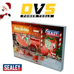 Sealey AVC004 Premier 40pc Advent Calendar Tool Kit 2024 Hi-Viz Green