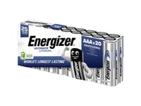 Energizer Aaa-Batteri Ultimate Fr03 Lithium 1250 Mah 1.5 V 20 Stk