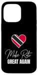 Coque pour iPhone 14 Pro Max Make Roti Great Again Funny Trinidad and Tobago Trini Flag