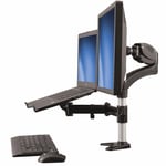 0065030864589 StarTech.com Desk-Mount Monitor Arm with Laptop Stand - Full Motio