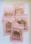 Slip Pure Silk SKINNY Hair Scrunchies x 5 |Pink / Rose | SEALED