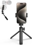 SMALLRIG VK-20 Vlogging Kit, Foldable Phone Tripod, Video Tripod Kit 