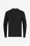 Lyle & Scott - Tröja Cotton Crew Neck Jumper - Svart