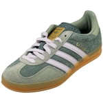 adidas Gazelle Indoor Mens Fashion Trainers in Green - 3.5 UK