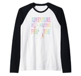 adventure Inspired Waiting For You Related Open Road Design Raglan Baseball Tee