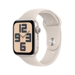 Apple Watch Se 2ème Génération Gps - Boîtier Aluminium 44 Mm Lumière Stellaire - Bracelet M/L