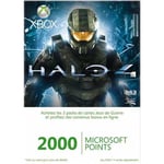 Carte pré-payée Xbox Live 2000 Points Microsoft Halo 4 pour Xbox 360