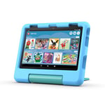 Amazon Fire HD 8 Kids tablet (newest gen), ages 3–7 | 3 GB memory, ad-free content with parental controls included, 13-hr battery, 32 GB, Blue, (2024 release)