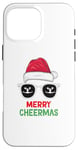 Coque pour iPhone 16 Pro Max joyeux Cheermas, Pom-pom girl Noël