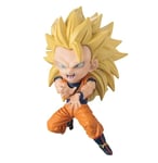 Chibi Masters VE93841 Goku SS3 Bandai 8cm Mini Collectable Toy with Window Box Based On Dragon Ball Manga Anime Figures Make Gifts