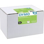 Dymo LabelWriter -frakt-/namnetikett 101 x 54 mm, 12 x 220 etiketter, vit