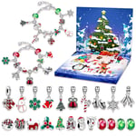 Julkalender Armband Charm Beads Hänge DIY Kit Barn Flickor Blind Box Present 2024 B