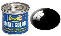 REVELL, Gloss Black Enamel Paint 14ml, , REV32107