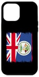 iPhone 12 Pro Max UK Belize Flag United Kingdom Belizean Flags Souvenir Case