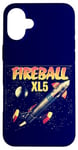 iPhone 16 Plus Fireball XL5 Retro Sci-Fi Rocket Case