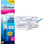 Clearblue Digital Pregnancy Test Weeks Indicator 1 Pack + 1 Pregnancy Strip