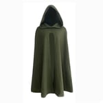 Halloween Kläder Open Cape Cloak ARMY GREEN L army green L