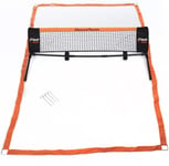 Football Flick Urban Mini Soccer Tennis Set One Size, Black & Orange 