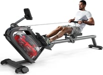 JOROTO Water Rowing Machine for Home Gym, 50°Incline Enhanced Resistance Rower