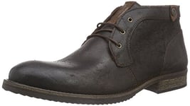 Tommy Jeans Homme Rueben 2b Bottes Chukka, Braun Coffee 211, 42 EU