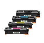 COMETE - 054H - 4 Toners Compatibles pour Imprimante Canon ImageCLASS - Marque française