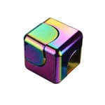 Spinner Cube Finger Leksaker Stress Ångest Lindring Fingertop Gyro Fidget Toy Barn Vuxna Present -ES Colourful