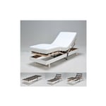 Le Quai Des Affaires - Sommier relaxation électrique flexpalace 80x200 / Blanc/ 200x78x33 - Blanc