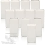 Swanew - Humidificateur d'air radiateur, 12x , évaporateur d'eau chauffage, avec crochet pour suspendre, céramique, blanc 9 x 3,5 x 9 cm