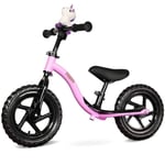 KRIDDO Toddler Balance Bike 2 Year Old, Age 18 Months to 4 Years Old, Early Learning Interactive Push Bicycle with Steady Balancing and Footrest, Gift Bike for 2-5 Boys Girls, Purple