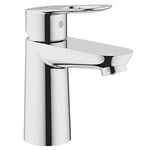 GROHE 23337000 Robinet mélangeur lisse pour lavabo avec bec tubulaire Chromé 1,27 cm, S-Size 23337000