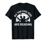 All The Cool Kids Are Reading Book Themed T-Shirt