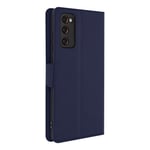 Case for Samsung Galaxy S20 FE Card-holder Video Stand Case Dual Tab Navy