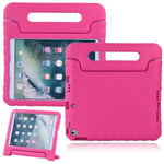 (iPad 9th 10.2 Pink) Suojakuori Ipad 9th 10.2 Mini 1 2 3 4 5/Ipad 5th 6th 7th 8th/Air 1 2 3/pro 10.5 Lasten kotelo Myrkytön jalusta tabletin suojus Tietokoneen kannet ja kuoret