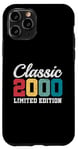 Coque pour iPhone 11 Pro 25 ans Classic 2000 Édition limitée rétro 25ème anniversaire