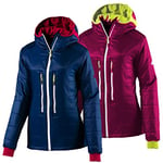 McKINLEY Mckinley Veste Kodiak WMS Femme, Pink/Lime, FR : S (Taille Fabricant 38)