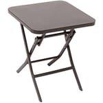 Hesperide - Table d appoint de jardin carrée Greensboro tonka 40x40cm en acier traité époxy - Hespéride