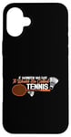 Coque pour iPhone 16 Plus Jeu d'amour pour joueur de badminton