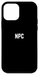 Coque pour iPhone 12 mini NPC Jeux Vidéo Cosplay Gamers Avatar