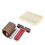 Kit de bricolage arc-en-ciel pour Raspberry Pi,connecteur,planche à pain Premium 400 trous,plaque d'adaptation GPIO,4,3,B + - Type Set