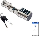 Serrure de porte intelligente, électronique, avec contrôle de l'application TT LOCK, clé, mot de passe et carte IC, cylindre de serrure 70 mm (35 35), pour chambre à coucher, appartement, bureau