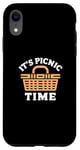 Coque pour iPhone XR It's Picnic Time - Fun Picnic Basket Design for Outdoor Love