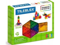 Tileblox Rainbow 30 Pcs W/Magnetic Board