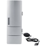 Sjlerst - Le congélateur compact de mini réfrigérateur d'USB peut boire l'utilisation de bureau de voiture de voyage de réchauffeur de refroidisseur