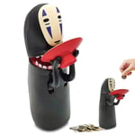 TIVOGZ Spirited Away No Face Man Automatic Coin Piggy Bank，Saving Box Electronic for Kids/Girls/Boys, Birthday Gifts