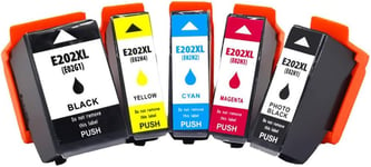 202xL Cartouches d'encre compatibles pour Epson 202 202xL Epson Expression Premium xP-6000 xP-6005 xP-6100 xP-6105 Imprimante