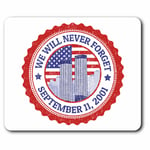 Computer Mouse Mat - Never Forget September 11th USA America Office Gift #9273