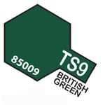 Vernis Spray Pour Plastique 100 Ml. British Green TS09 TAMIYA