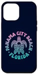 Coque pour iPhone 15 Pro Max Panama City Beach Floride Sea Turtle Surfer Souvenir Rétro